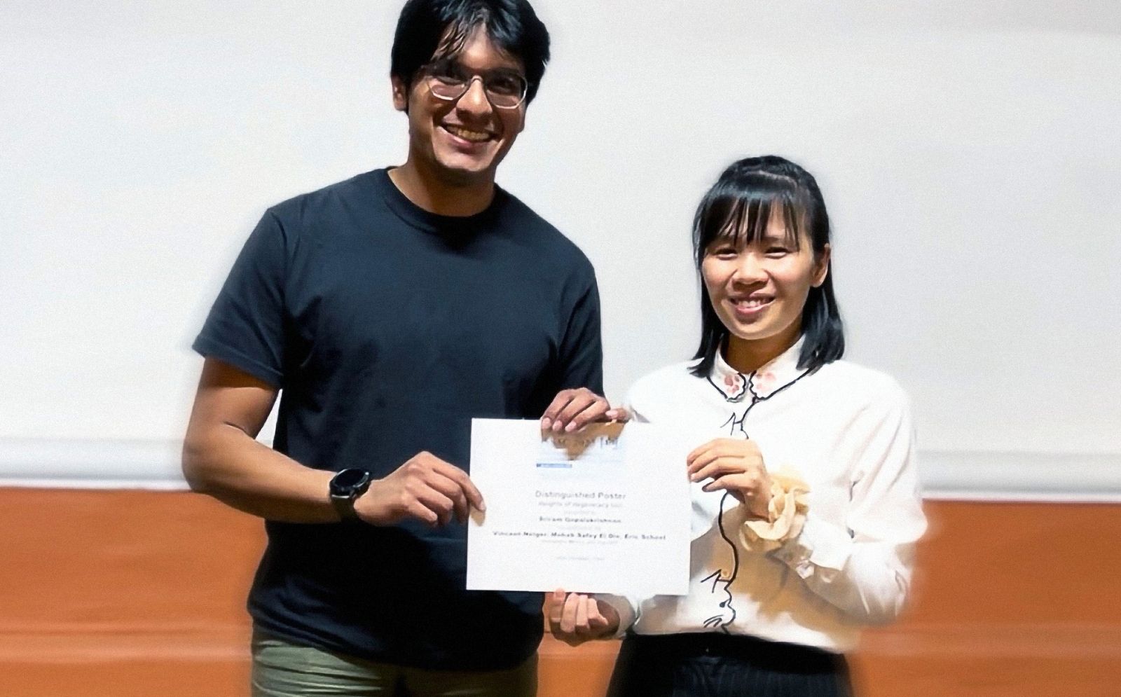 Distinguished Poster Award reçu à ISSAC 2025