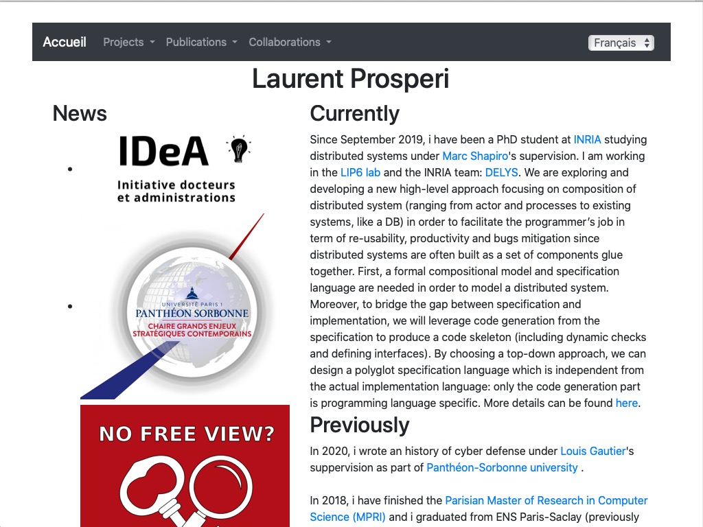 https://laurentprosperi.info