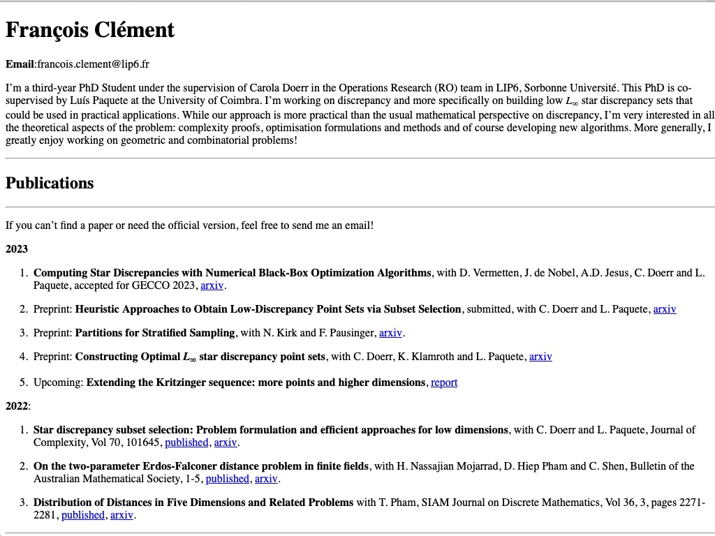 https://webia.lip6.fr/~fclement/fclement.html