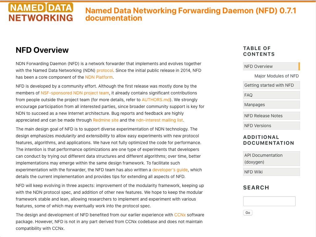 http://named-data.net/doc/NFD/current/overview.html 