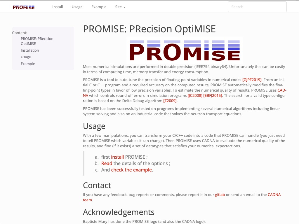http://promise.lip6.fr