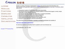 http://www-calfor.lip6.fr/~wang/epsilon/