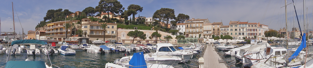 Port de Sanary au Printemps